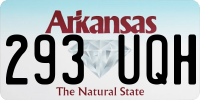 AR license plate 293UQH