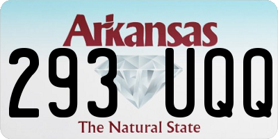 AR license plate 293UQQ