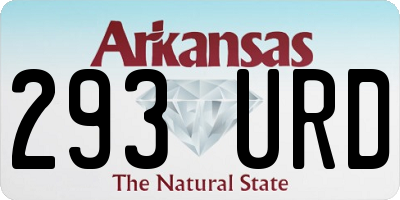 AR license plate 293URD