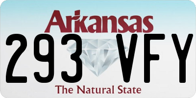 AR license plate 293VFY