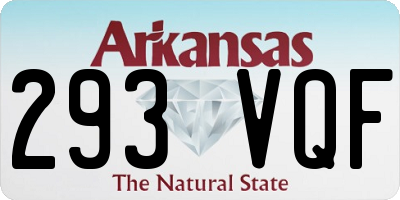 AR license plate 293VQF