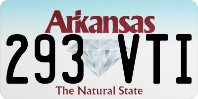 AR license plate 293VTI