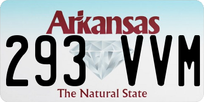 AR license plate 293VVM