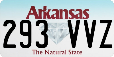 AR license plate 293VVZ