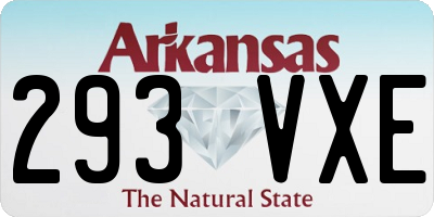 AR license plate 293VXE