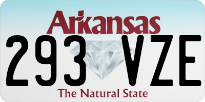 AR license plate 293VZE