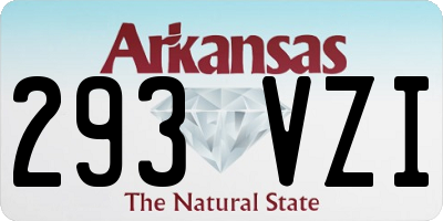 AR license plate 293VZI