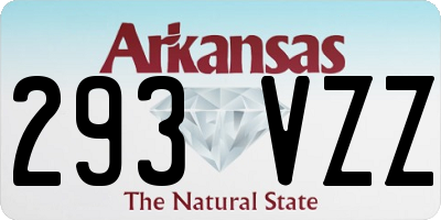 AR license plate 293VZZ