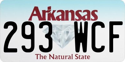 AR license plate 293WCF
