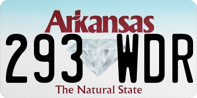 AR license plate 293WDR