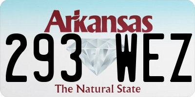 AR license plate 293WEZ