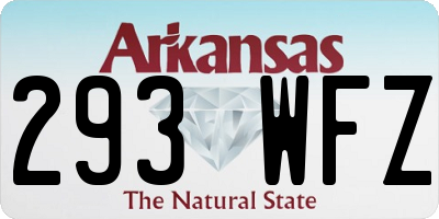 AR license plate 293WFZ