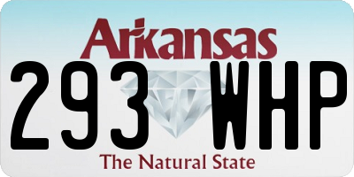 AR license plate 293WHP