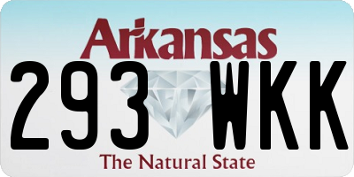 AR license plate 293WKK