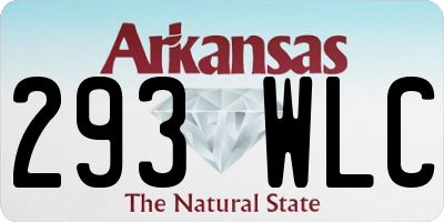 AR license plate 293WLC
