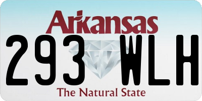 AR license plate 293WLH