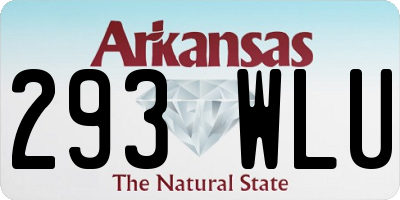 AR license plate 293WLU