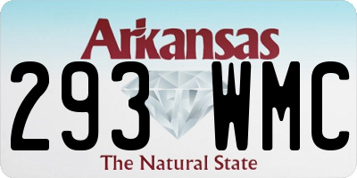 AR license plate 293WMC