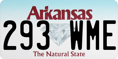 AR license plate 293WME