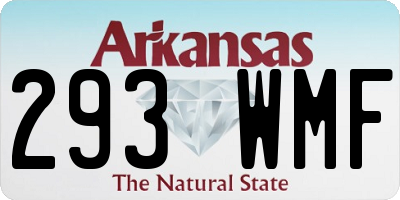 AR license plate 293WMF