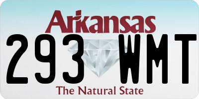 AR license plate 293WMT