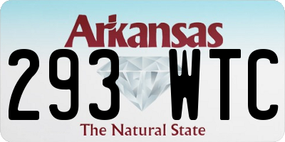 AR license plate 293WTC