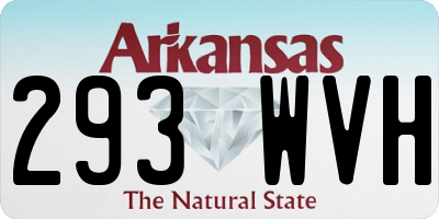 AR license plate 293WVH