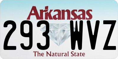 AR license plate 293WVZ