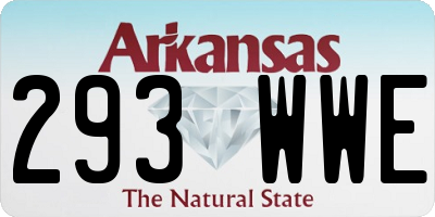 AR license plate 293WWE