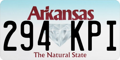 AR license plate 294KPI