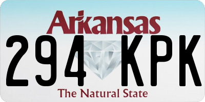 AR license plate 294KPK