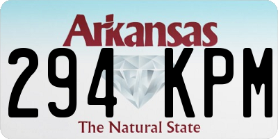 AR license plate 294KPM