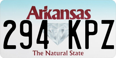 AR license plate 294KPZ