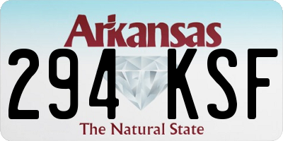 AR license plate 294KSF
