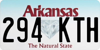 AR license plate 294KTH