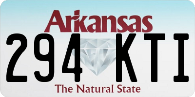 AR license plate 294KTI