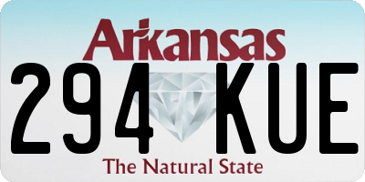 AR license plate 294KUE