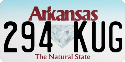 AR license plate 294KUG
