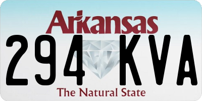 AR license plate 294KVA