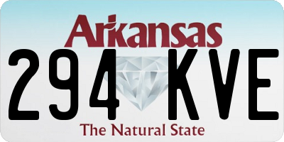 AR license plate 294KVE