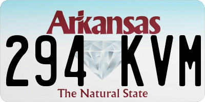 AR license plate 294KVM