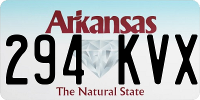 AR license plate 294KVX