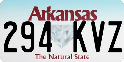 AR license plate 294KVZ