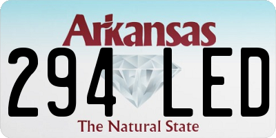 AR license plate 294LED