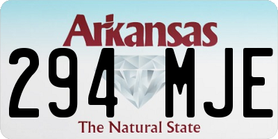 AR license plate 294MJE