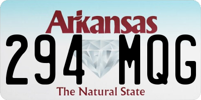 AR license plate 294MQG