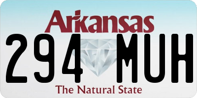 AR license plate 294MUH