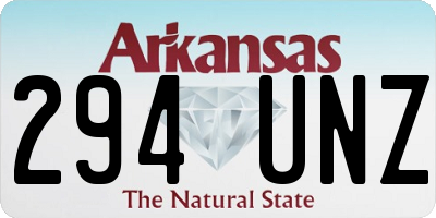 AR license plate 294UNZ