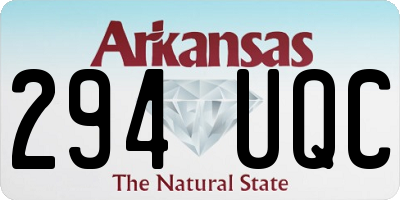 AR license plate 294UQC