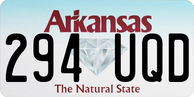 AR license plate 294UQD